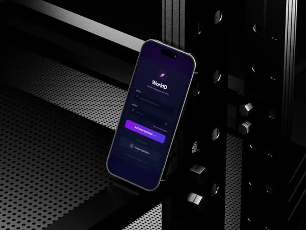 App WorkID de ponto digital no celular